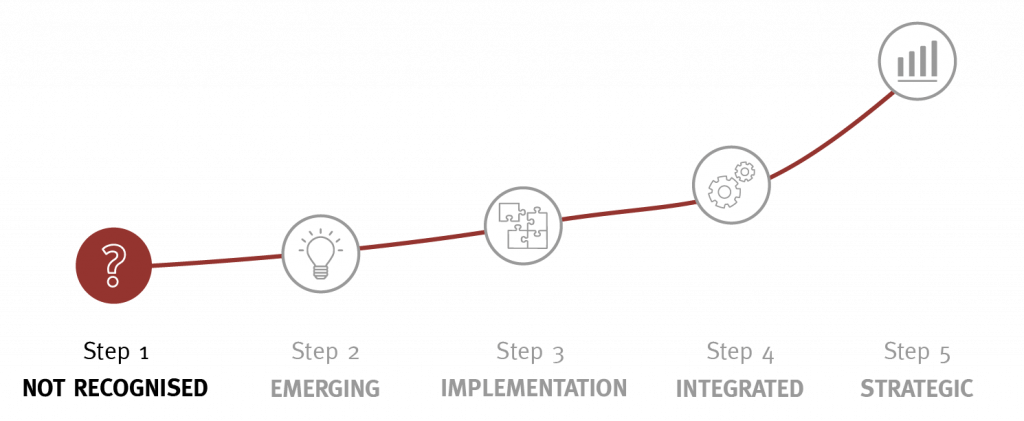 UX maturity organisation - step 1